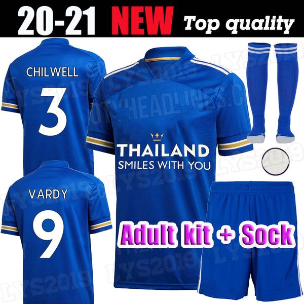 

20 21 leicester футбол джерси 2020 2021 maguire vardy рубашка город vardy мэддисон tielemans camiseta де fútbol мужчин наборы таиланд, Black