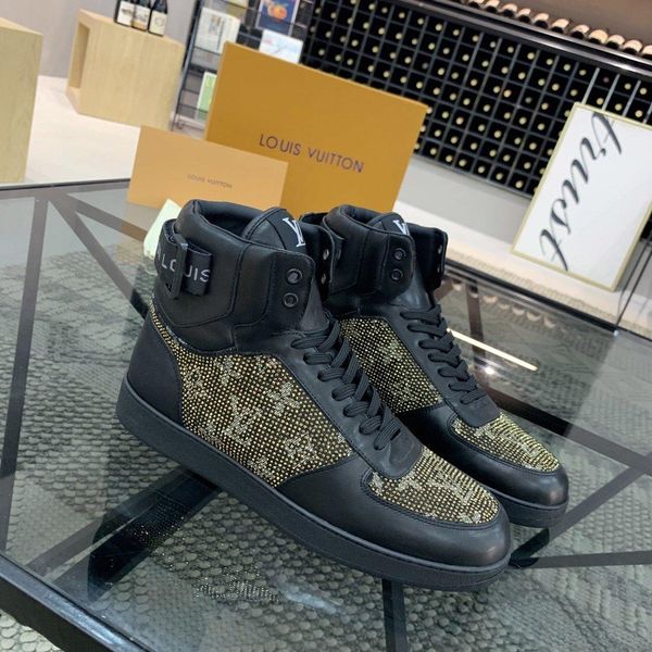 

new28 fashionable high-men's shoes casual comfortable sports men's shoes high-end business work travel men's shoes zapato, Black