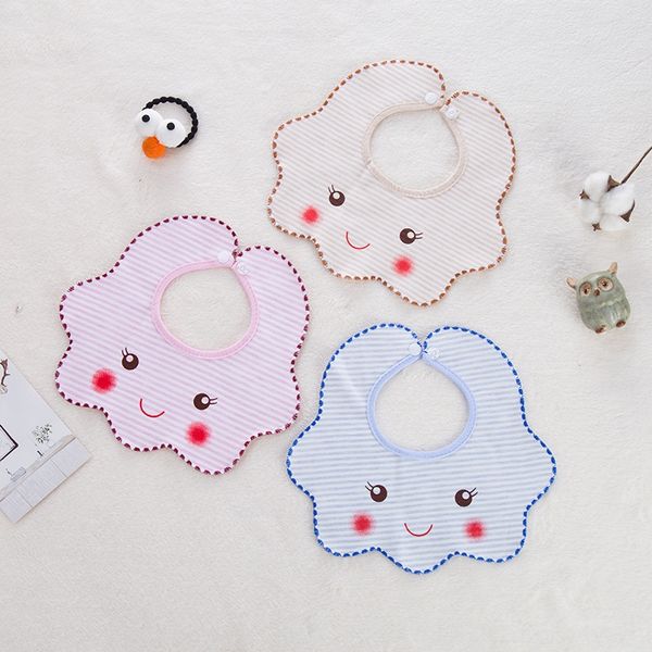 

jieyuer ребенка чистого хлопка риса карман водонепроницаемый кнопка нагрудник ребенка нагрудник слюна полотенце полотенце bibbutton bibbreat