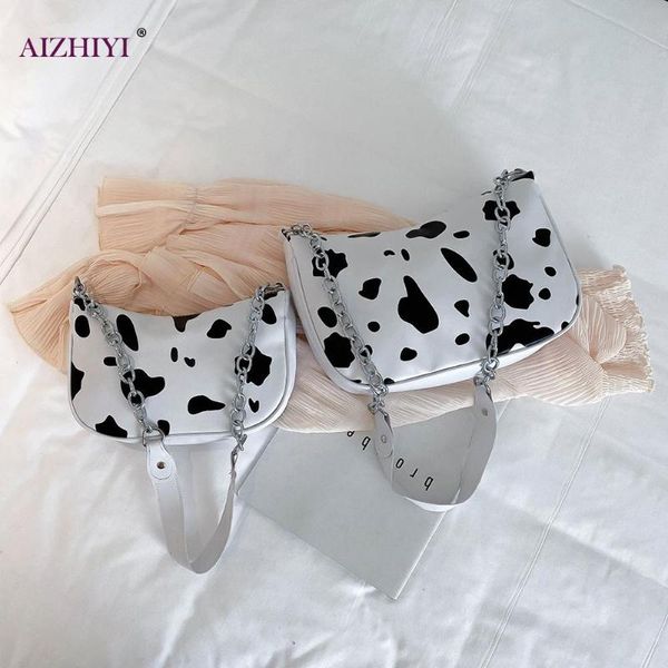 

женщины коровьего молока crossbody сумка кожа pu женщины моды молния плеча сумки молодежные женские простой универсальный мешок