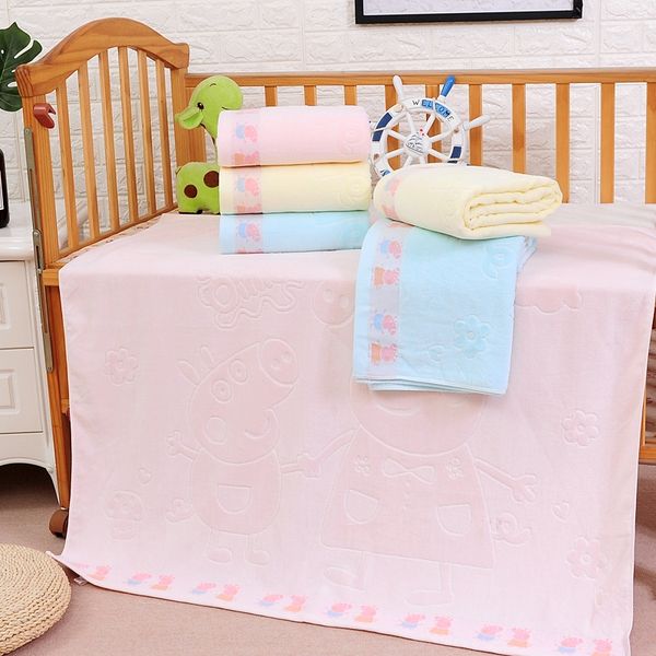 

cut velvet children's quilt side pile side cut velvet square cotton thick kindergarten group purchase bath towel bath towel