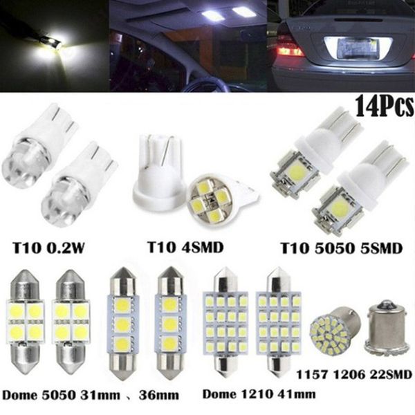 

14 / ручные led 1157 t10 31 36мм интерьера автомобиля купол лицензия изменения пластина комплект белого свет лампа комплект аксессуары для а