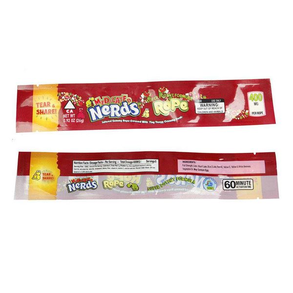 

compre nerds cuerda vaco bolsa de plstico gomoso del caramelo edibles empaquetado al por menor 4 estilos olor bolsas resistentes a dhl asrgy