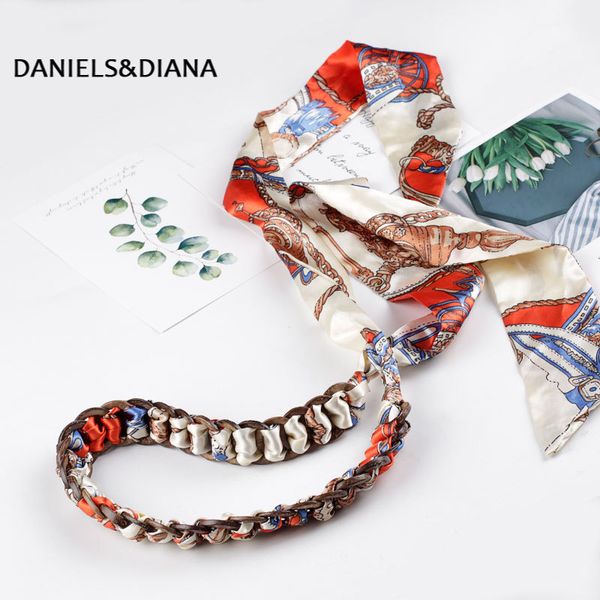 

dress accessories belt coconut shell braided waistband waist chain chiffon ribbon bow knotted belt for women, Black;brown