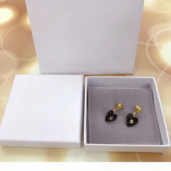 

e 2020 spring and summer fashion selling new love designer earrings luxury designer jewelry women earrings, Golden