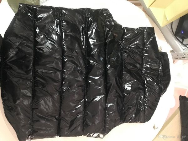 

мужчины куртки жилеты вниз пальто с капюшоном luminous водонепроницаемая для мужчин и женщин ветровка hoodie jacket толстые, Black;white