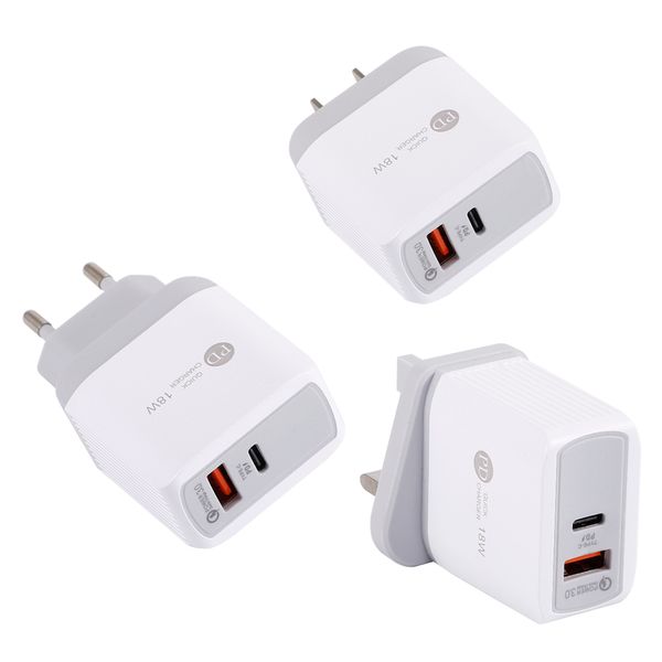 

universal usb pd 18w usb pd quick charge qc 3.0 for iphone eu us plug fast charger for samsung s10 huawei