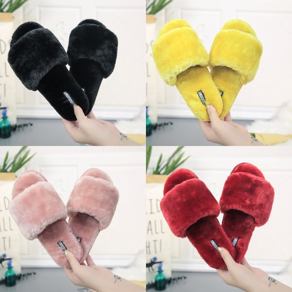 

new retro 2020 summer square head fashion word with thick heel simple high heels wild sandals female slippers t06#496, Black