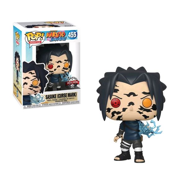 

funko pop naruto shippuden sasuke curse mark 455# vinyl action figures collection model toys for children birthday gift