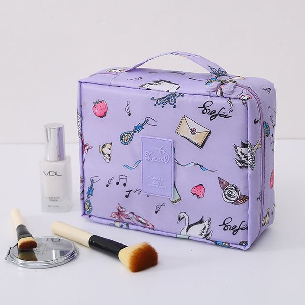 

2019 new zipper man women make up bag necessaire travel cosmetic bag nylon makeup case waterproof toiletrie organizer beauty kit