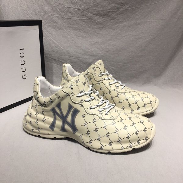 

2020 y3 fashion trend mens designer shoes leather breathable luxury shoes lace-up casual hiker shoes mens sneakers, Black
