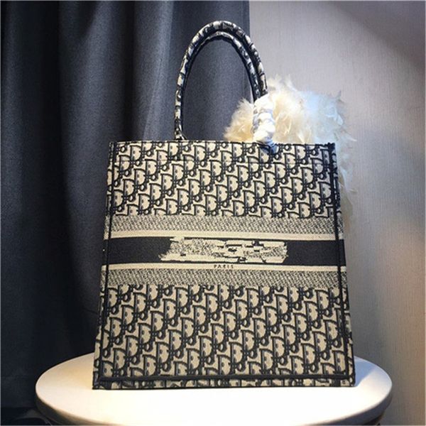 

womens shopping bag embroidered canvas book tote tote bag handbag women bags shoulder bag