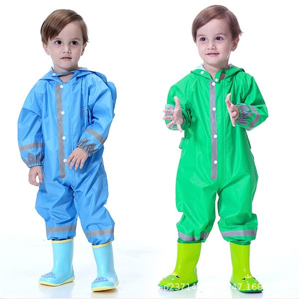 

eukrq thickened one-piece raincoat for children boys and girls kindergarten children three-dimensional cloak cloak cartoon fashion cute mode