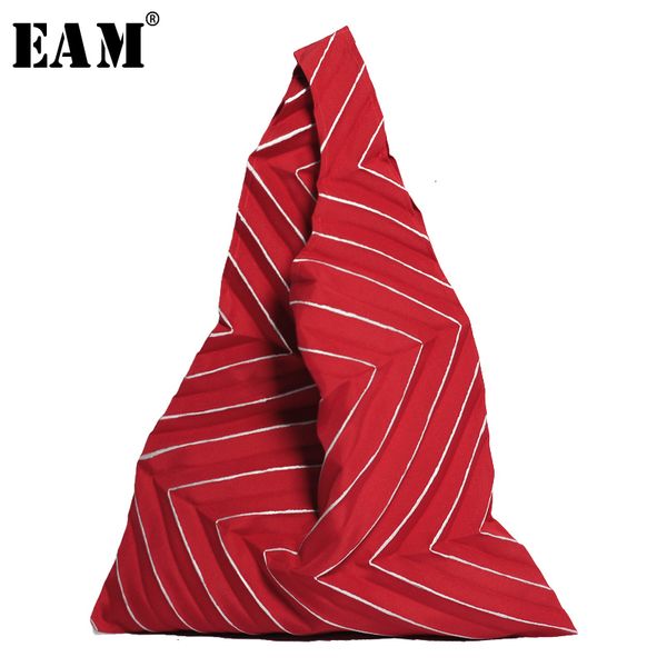 

eam] women new red pleated split joint three-dimensional personality accessories fashion all-match spring autumn 2020 19a-a192, Black;brown