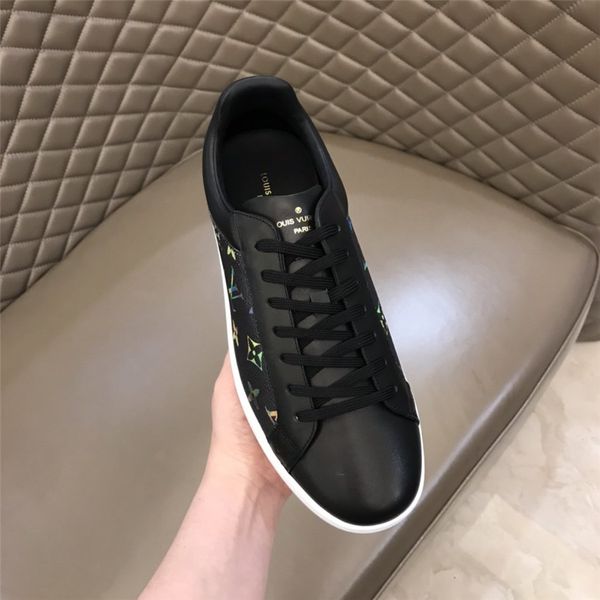 

luxury shoes new mens black sneakers brand casual shoes low italy fdbrand ace bee stripes walking sports trainers eur size 38-44, Black;red