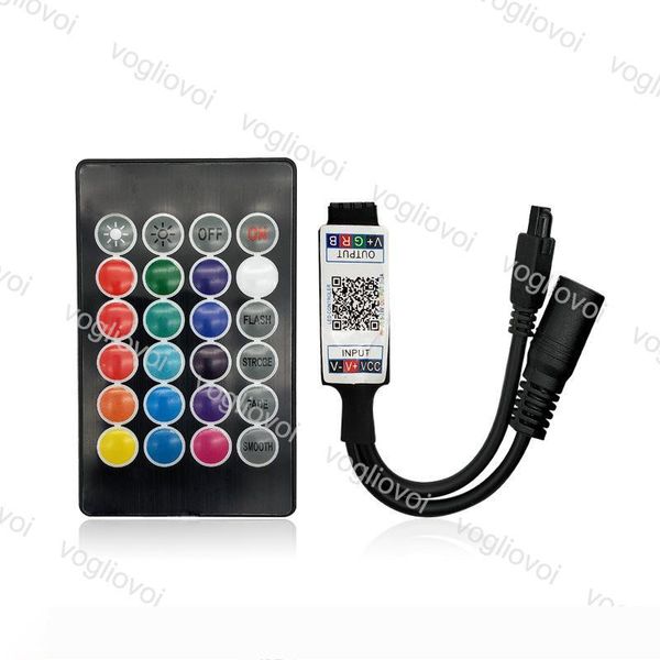 

wifi bluetooth mini rgb controller 72w 144w 24key usb dc5-24v smart light strip controller dimmer for 5050 3528 rgb led strip tape eub