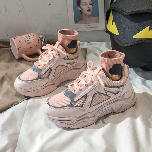 

ladies thick-soled sneakers women autumn new fashion students all-match running shoes for women zy-48