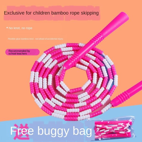 

yyq8k pattern bamboo rope skipping children primary and secondary school students beads beads girls kindergarten fancy bead rope skipp