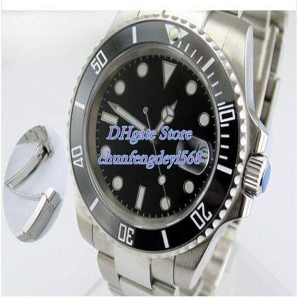 

fashion ladies watches 35mm asia 2813 automatic 116610ln sapphire glass ceramic bezel sub wristwatches women's luxury watches, Slivery;brown