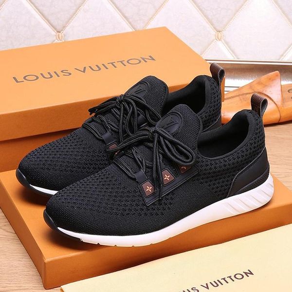 

new mesh men casual shoes lace -up lightweight comfortable breathable walking sneakers tenis feminino zapatos de hombre men shoes luxury sal, Black