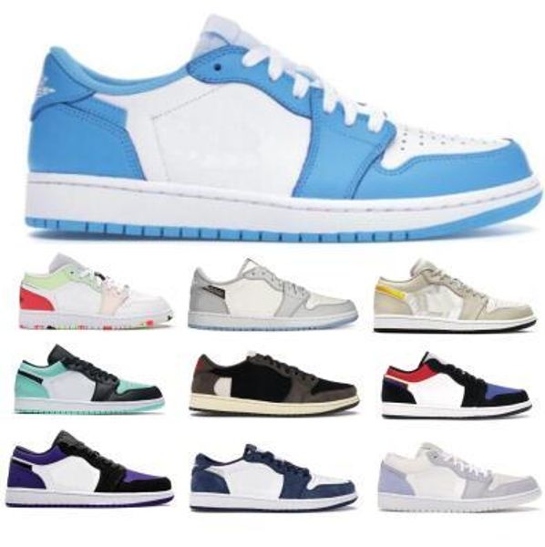 

jumpman 1 1s glow mens basketball shoes low travis scotts unc paris obsidian ember 3 gold toe women skateboard trainers sneakers