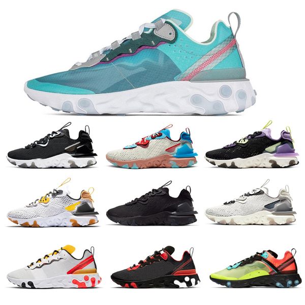 

87 55 react vision element undercover eng cactus trails mens running shoes reacts sneakers trainers womens sports shoes, White;red