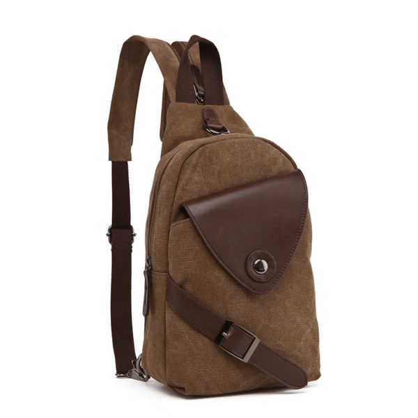 

outdoor bags climbing chest bag men hiking small canvas double shoulder breast pack multi-function camping mountaineering blosa