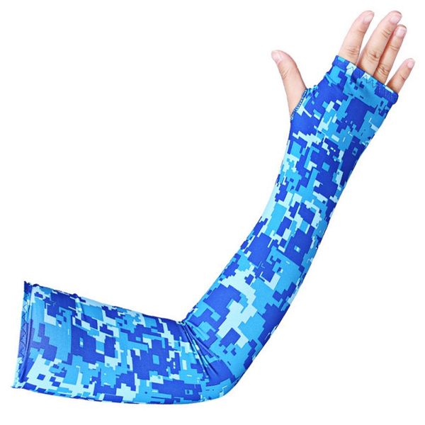 

2020 ice silk sunscreen cuff summer riding cool sleeve running arm sleeves outdoor sports tourism kit college style breathable 1, Black;gray