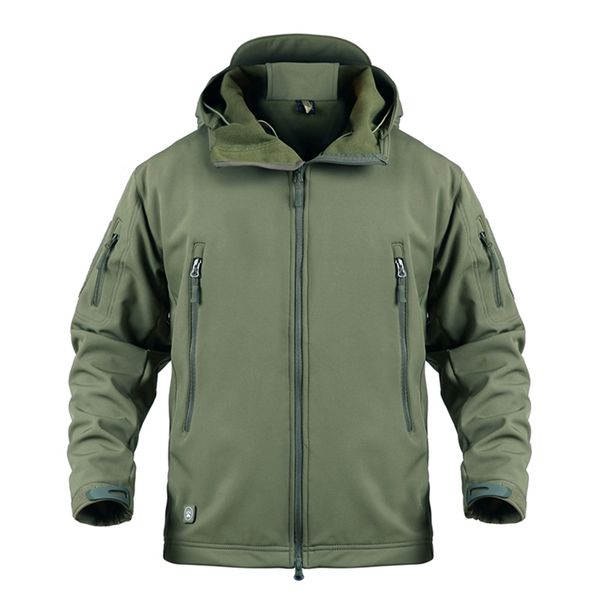 

outdoor jackets&hoodies soft shell jacket tactical waterproof coat clothing men hunting hiking camping fleece hoodie camouflage, Blue;black