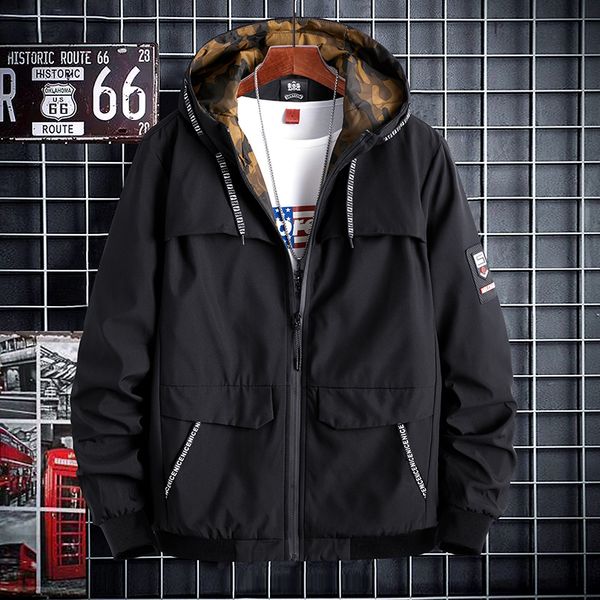 

plus size 8xl 7xl 6xl 5xl 2020 spring men's casual jackets fashion camouflage outerwear men's coats male bomber jackets mens, Black;brown