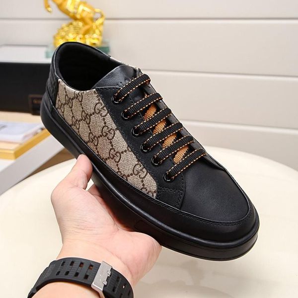 

mens shoes fashion scarpe da uomo with box men shoes vintage lace -up breathable sneakers luxury design zapatos de hombre fast shipping