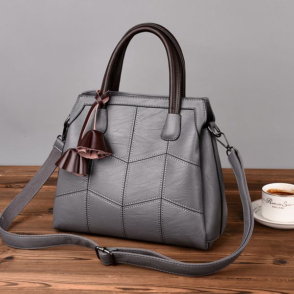 

women luxury handbags leather shoulder bag large capacity messenger casual tote fashion split leather handbags tote bags