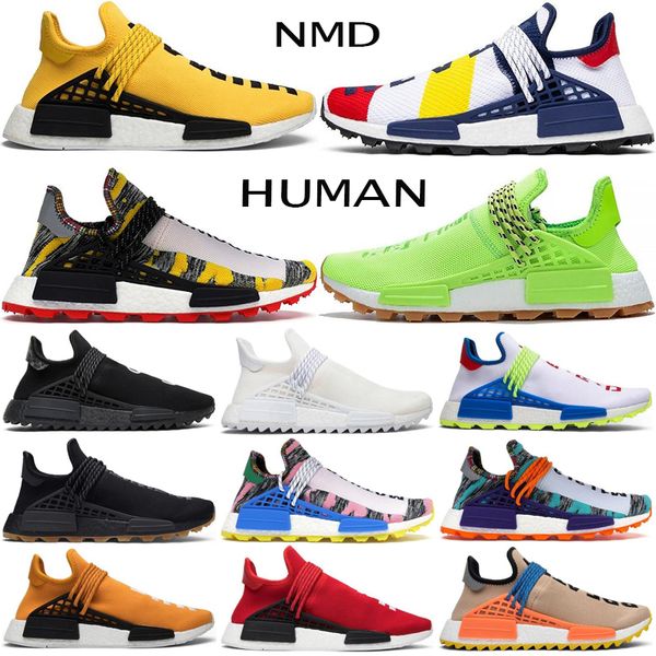 

2020 new nmd human race pharrell williams bbc infinite species know soul sun calm solar pack hu trail men women sneakers running shoes