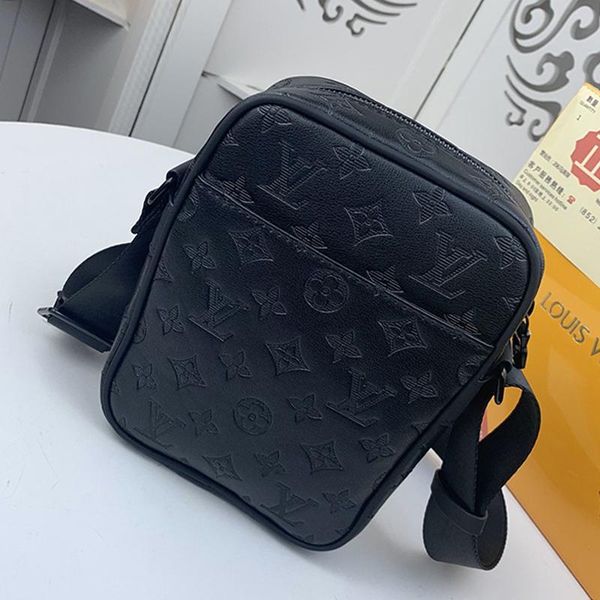 

drop ship mens bag fast delivery fashion design crossbody bag leather shoulder bags retro style zipper men crossbody bags