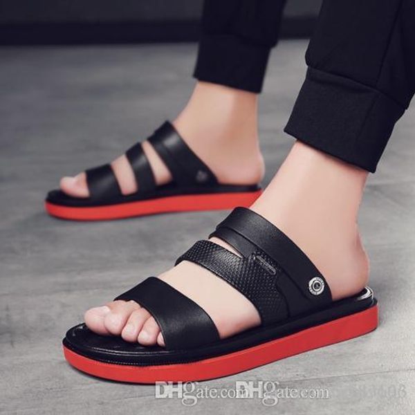 

men designer sandals mens designer shoes luxury comfortable soft-soled slides sandals wear and take off slippers men shoes, Black