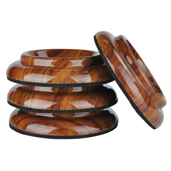 

plastic piano caster cups furniture round wheel cups profession piano accessories for upright piano rosewood color