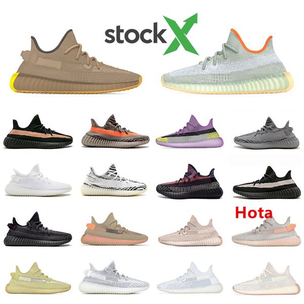 

x desert sage earth stock cloud white citrin kanye west designer sneakers bred black reflective yeshaya men women sports running shoes 36-46