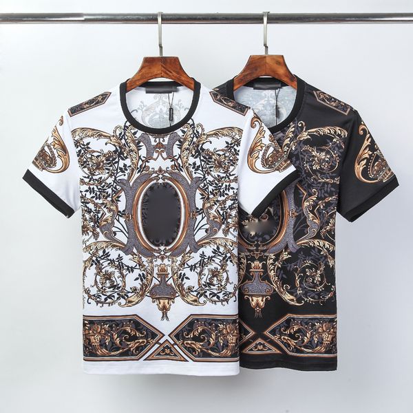 

20ss хлопка высокого качества письмо печать логотипа футболки мода мужчины женщины пара лучшие качества тройник hfwptx012, White;black