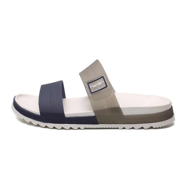 

male rubber slippers summer beach slippers anti slip open toe flip flops shoes men sandals casual outdoor zapatos para hombre, Black