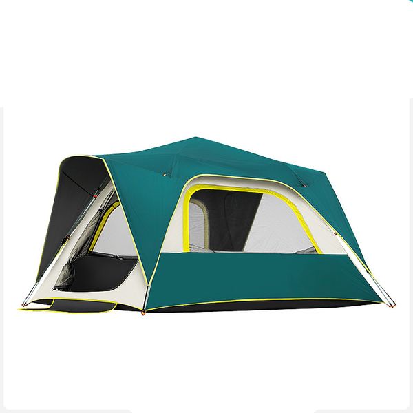 

tanxianzhe tent outdoor 2-4person camping field camping full automatic double layer anti rainstorm thickening tent equipment