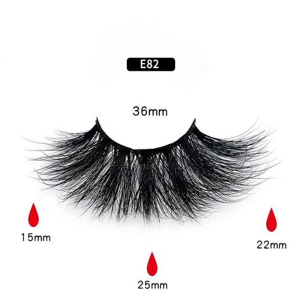 

E series 25mm 5d mink lashes 100 Real 3D Mink 3d mink Lashes box Manual Sharpening Soft Natural lashes Beauty Tools False Eyelashes