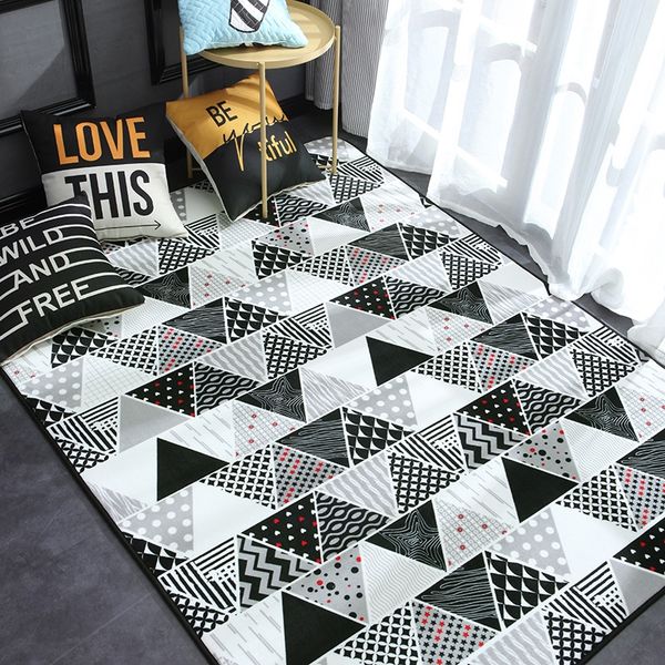 

hyps9 современная мода бренд коврик флис пол утолщенными простой bedroomcarpet прикроватные гостиной чай таблицы современная мода бренд флис