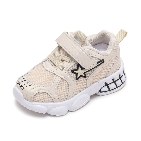 

children's mesh shoes 2020 autumn new girls breathable sports shoes boys running kids, Black