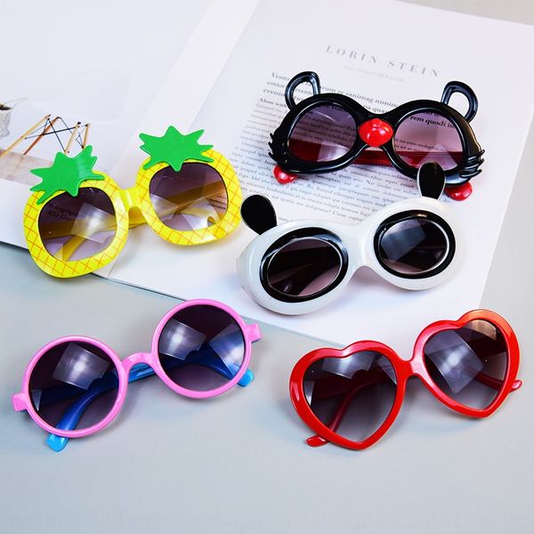 

children's toys super cute cartoon girls ' sunglasses personalized baby sunglasses sunshade uv protection, Blue