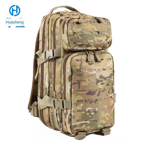 

huasheng composite fabric large capacity mountaineering travel outdoor red sea action same stylefans backpack tactical backpack