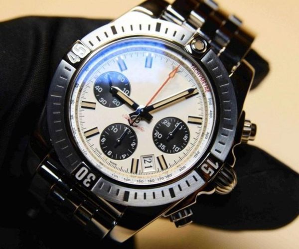 

new designer mens watch pilot chronomat b01 chronograph fashion 42mm self winding mechanical abo movement stainless steel men watches lt2n#, Slivery;brown