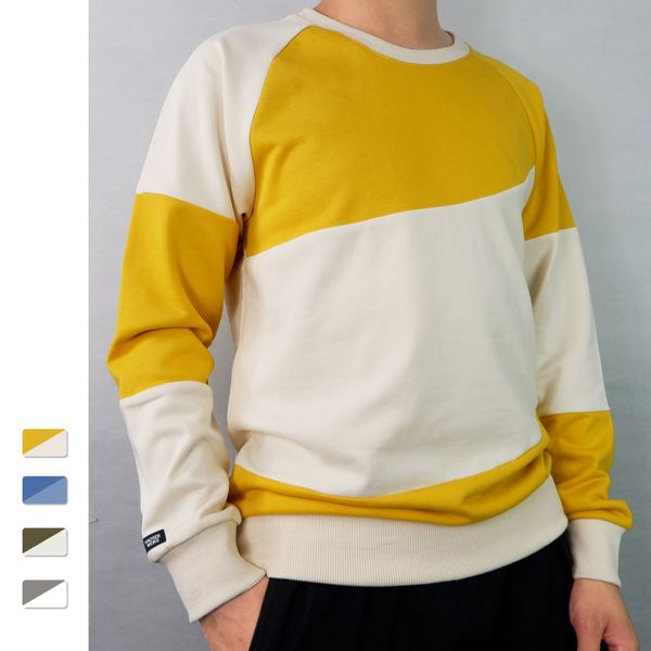 

contrast color patchwork mens sweatshirts casual o-neck long sleeve mens hoodies autumn pullover designer man clothing, Black
