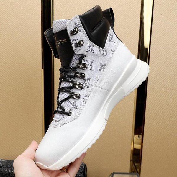 

luxury men 's shoes autumn and winter footwears fashion design sports high casual men shoes herren luxus marken schuh