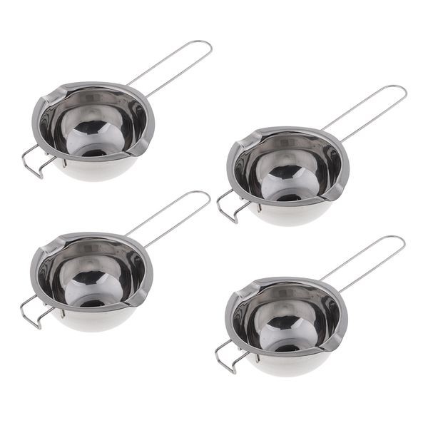 

4xlong handle candle wax melting pot liquid wax pouring tool paraffin melter