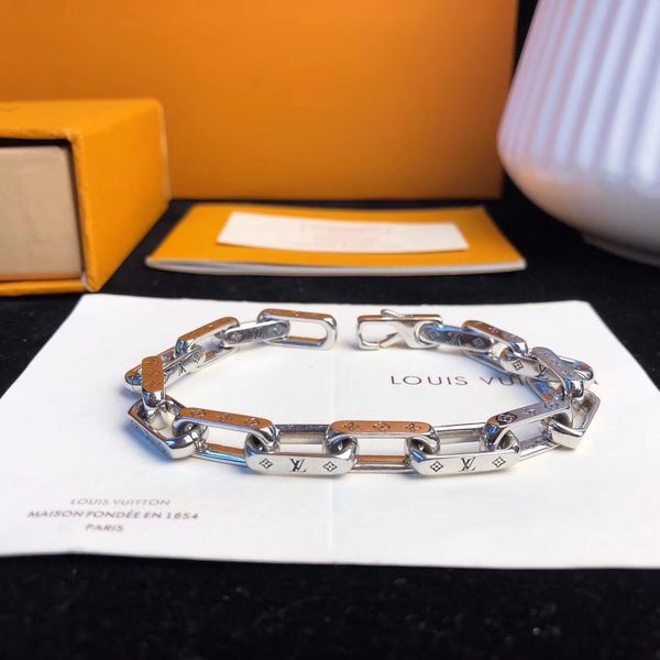 

punk bracelet with hollow chain connect for women and man wedding gift jewelry drop shipping ps5309a, Black